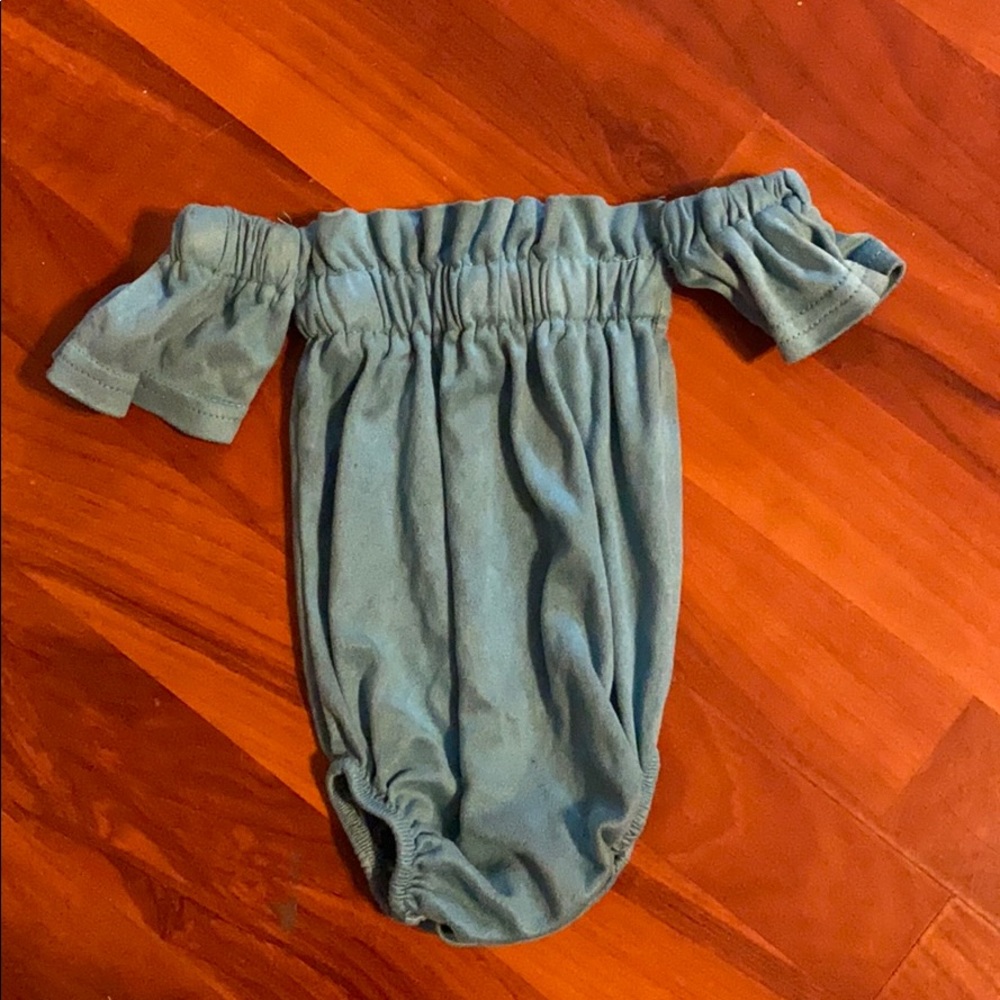 Boutique infant outfit-blue